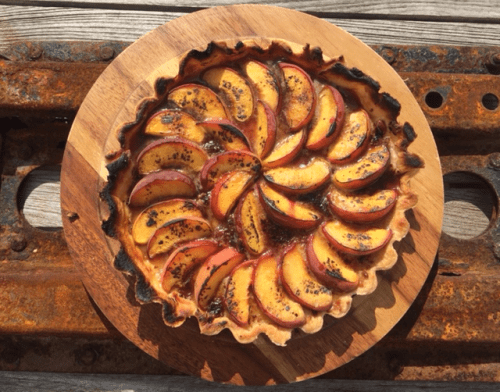 peach tart